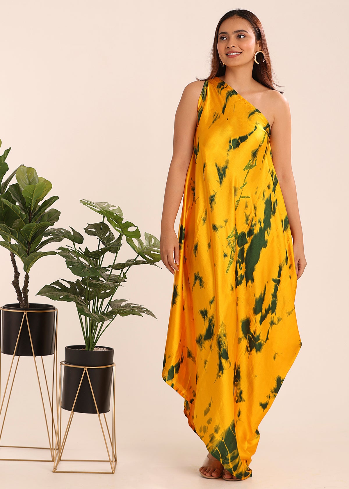 Tie & Dye Cowl Dress
