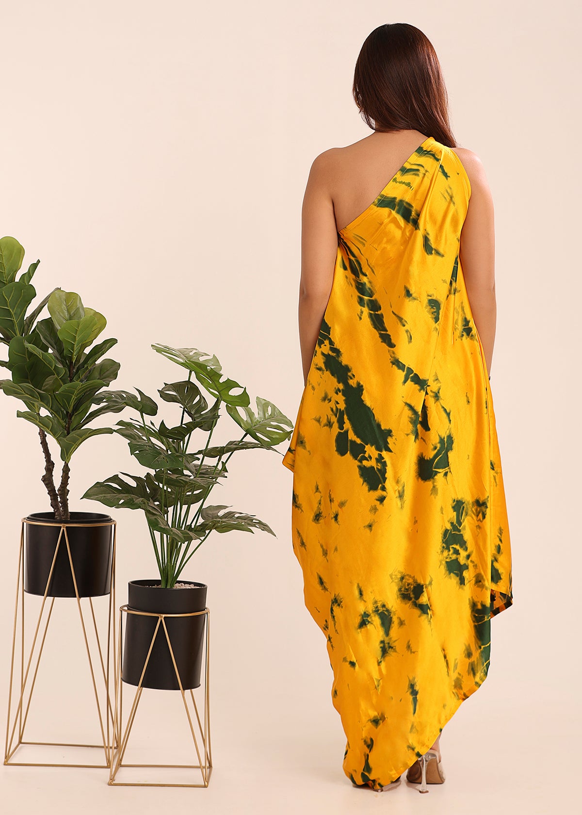 Tie & Dye Cowl Dress