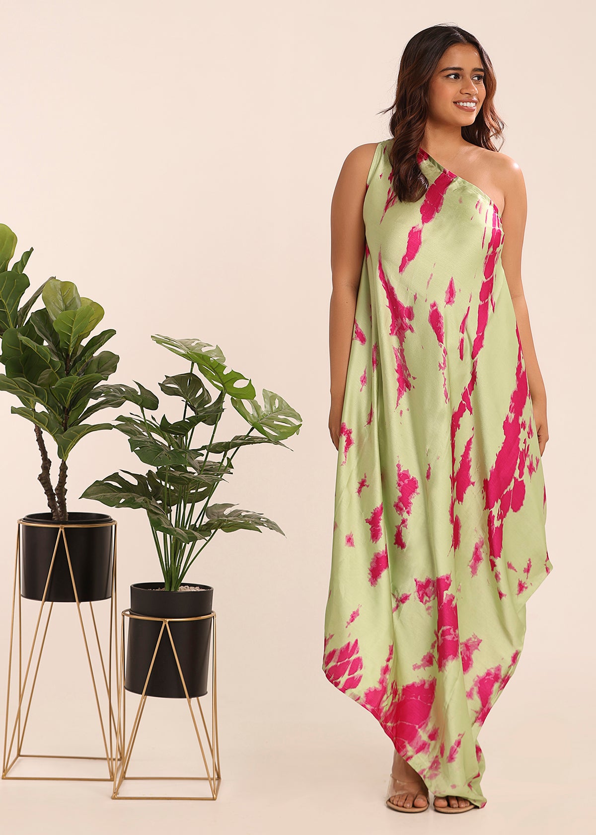 Tie & Dye Cowl Dress