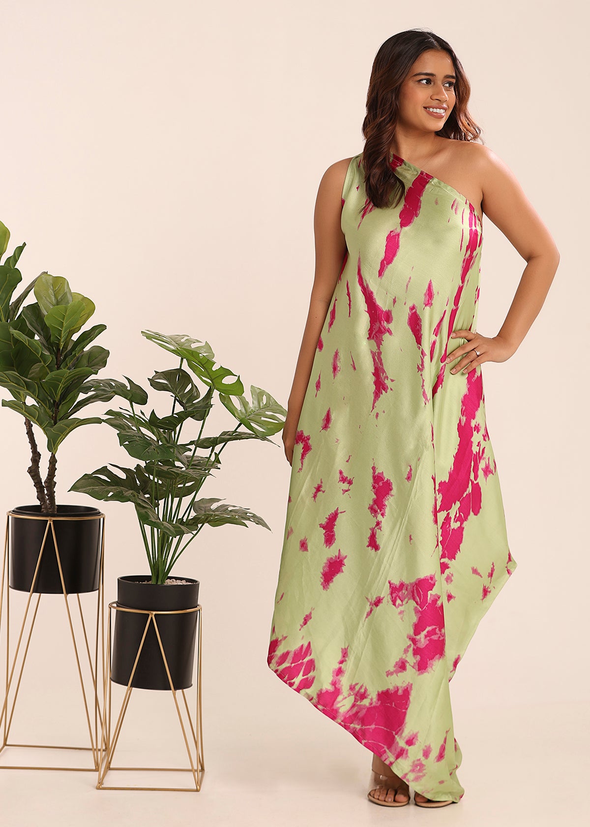 Tie & Dye Cowl Dress