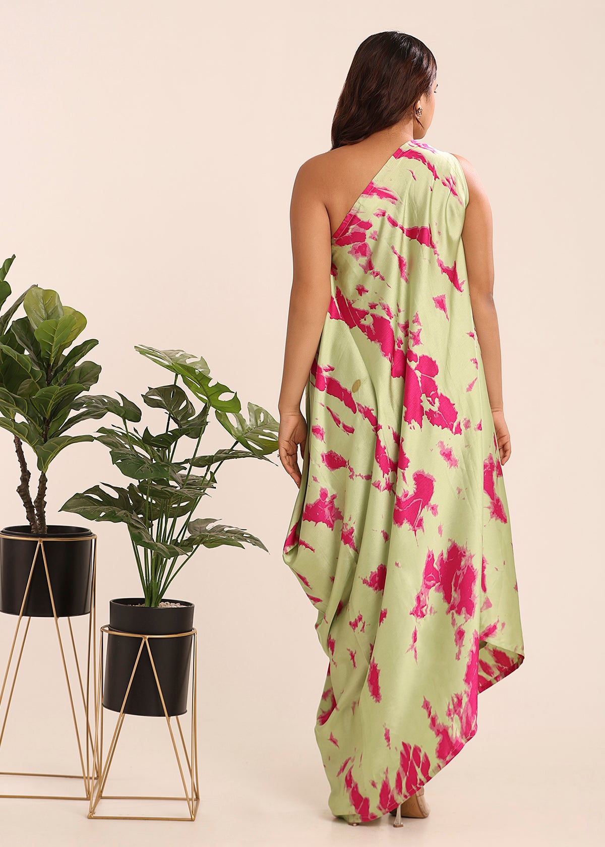 Tie & Dye Cowl Dress
