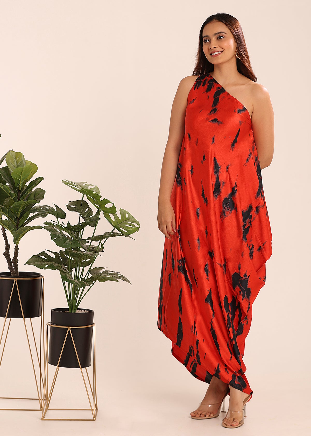 Tie & Dye Cowl Dress