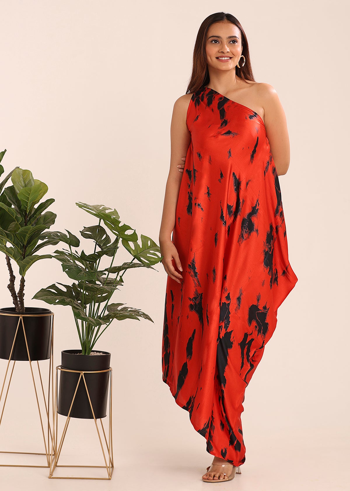 Tie & Dye Cowl Dress