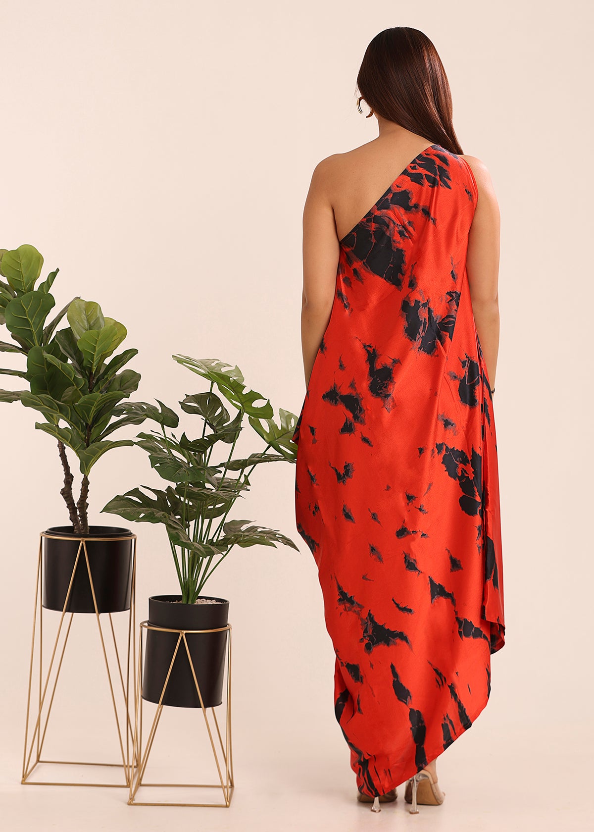 Tie & Dye Cowl Dress