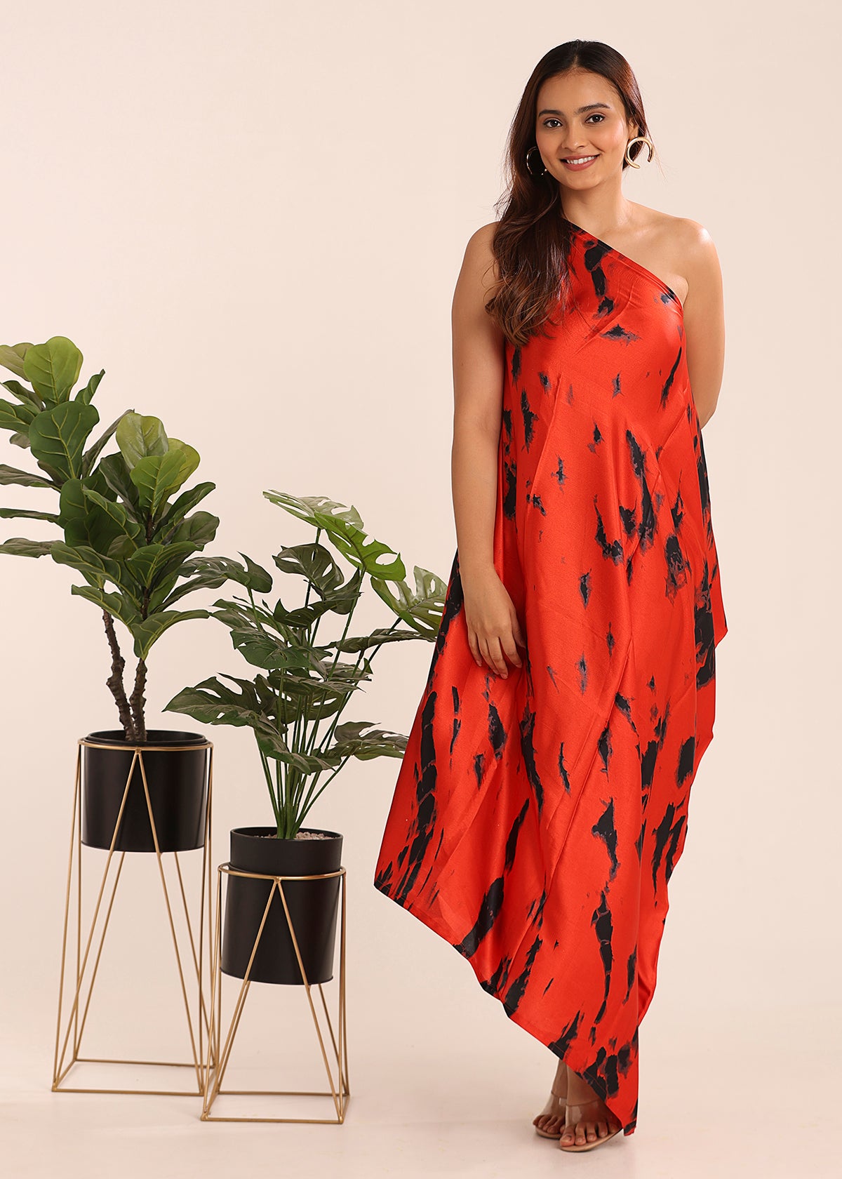 Tie & Dye Cowl Dress