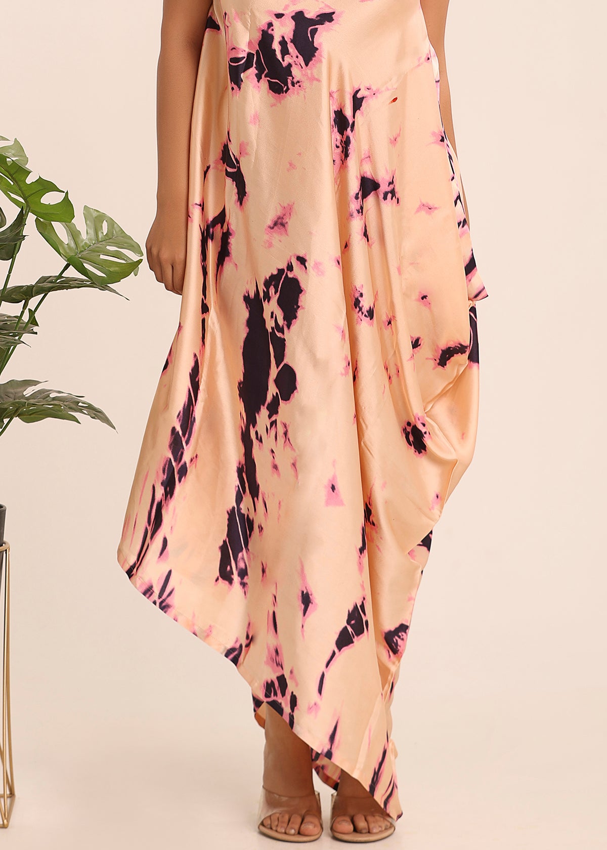 Tie & Dye Cowl Dress