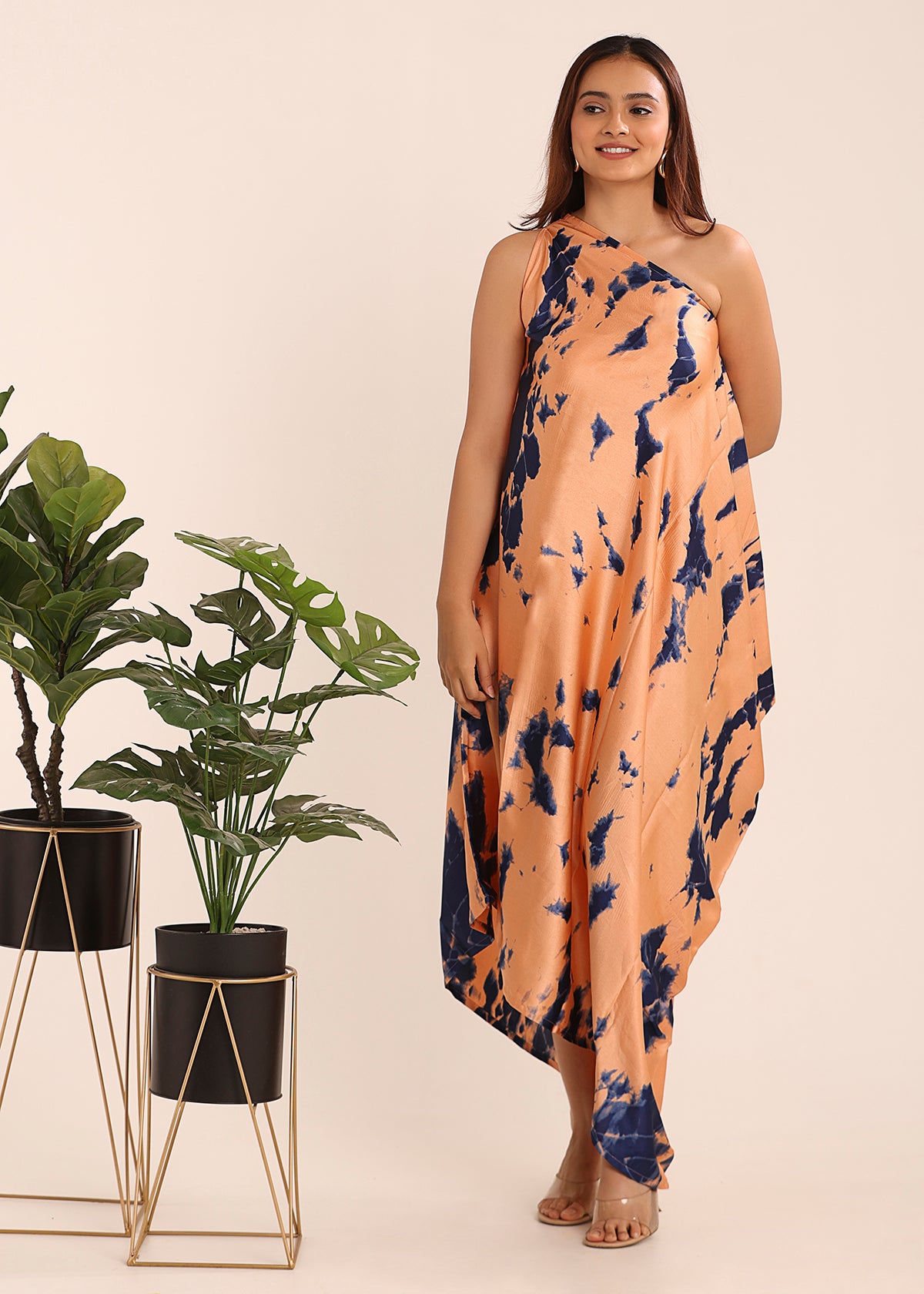 Tie & Dye Cowl Dress