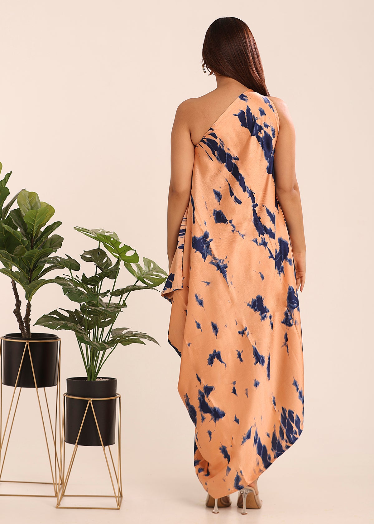 Tie & Dye Cowl Dress