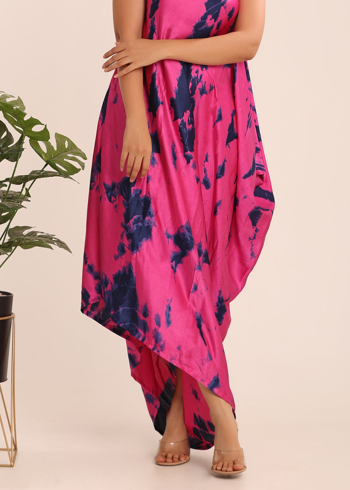Tie & Dye Cowl Dress