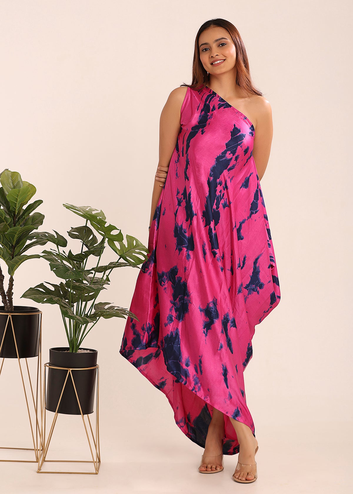 Tie & Dye Cowl Dress