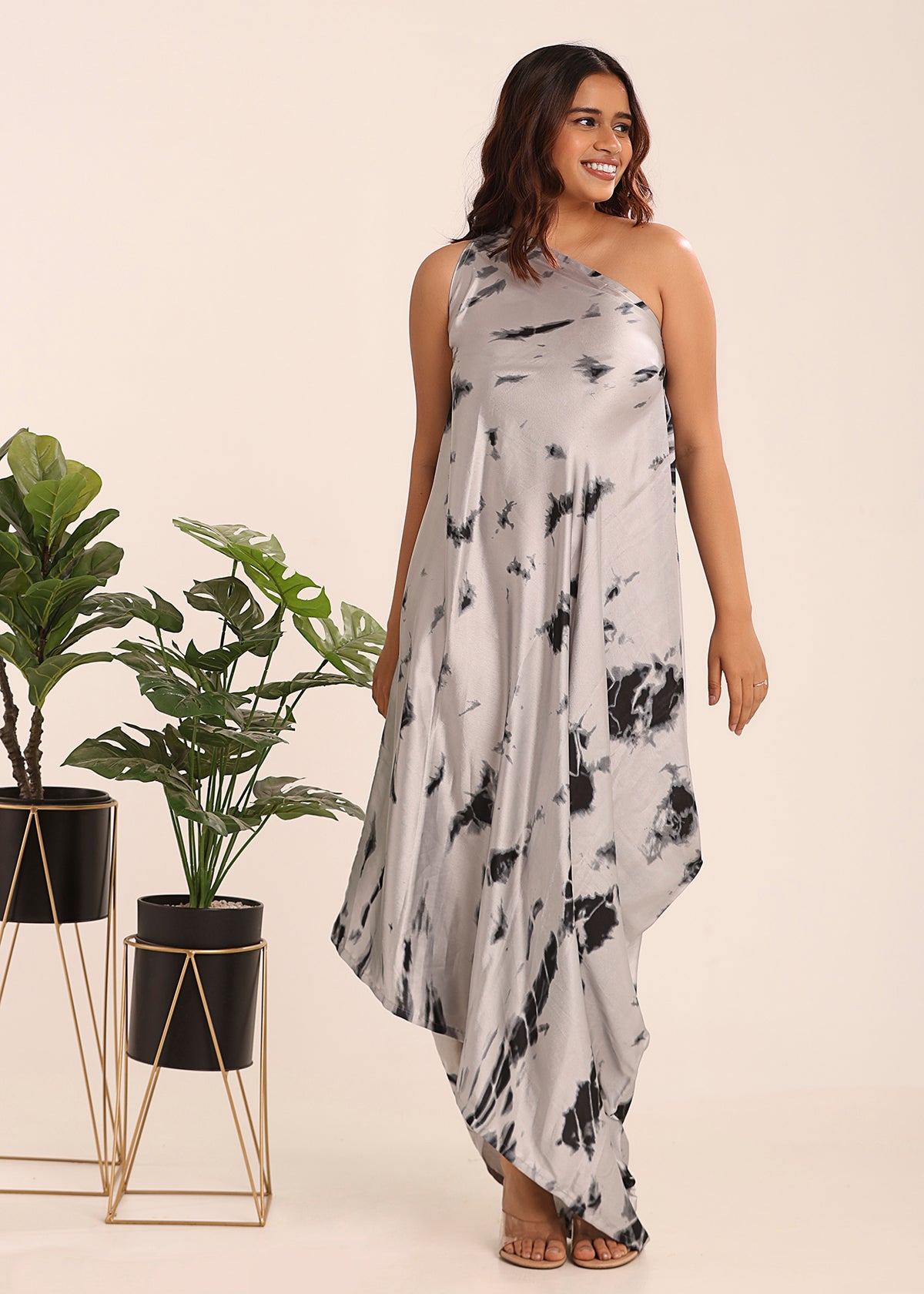Tie & Dye Cowl Dress