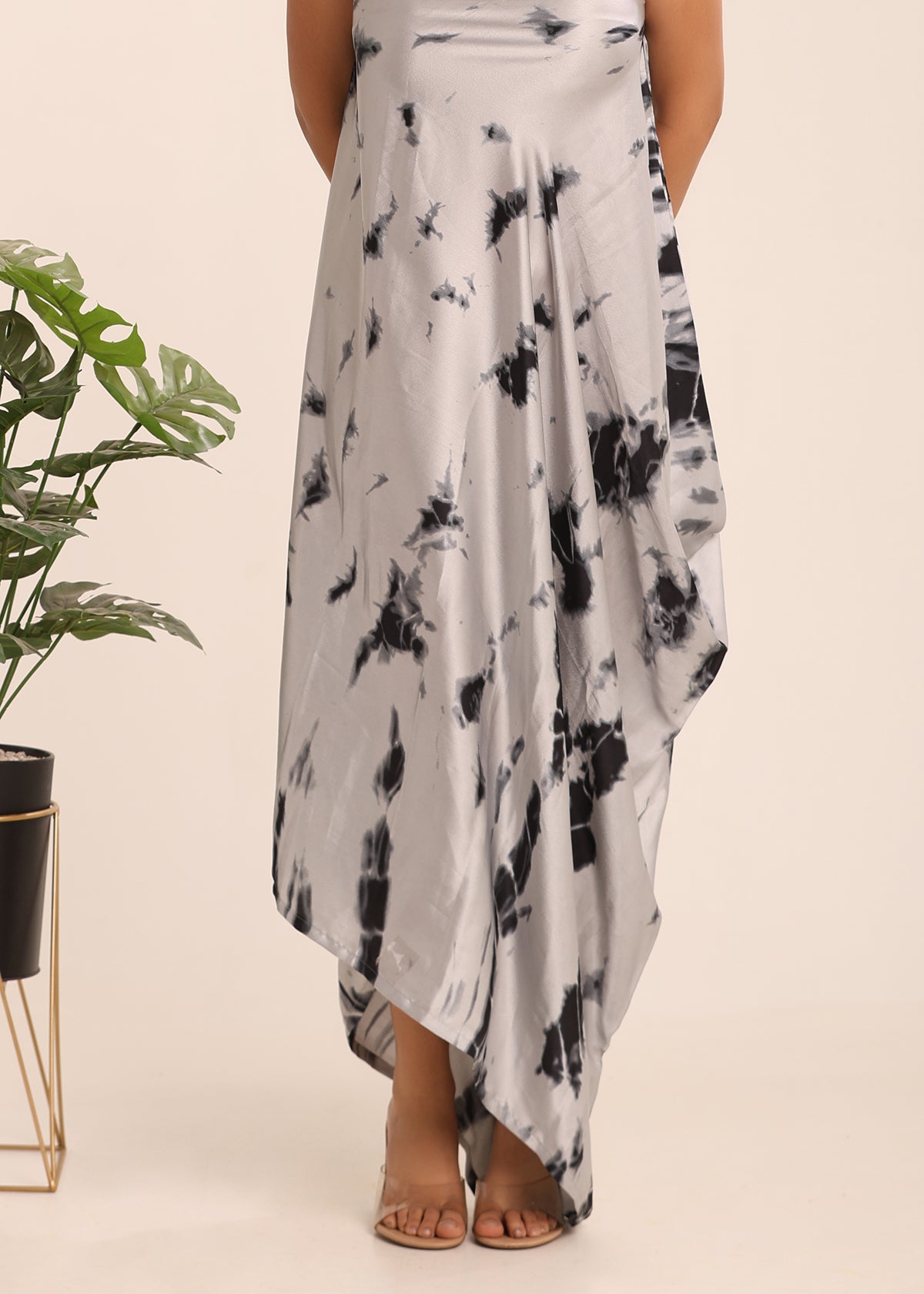 Tie & Dye Cowl Dress