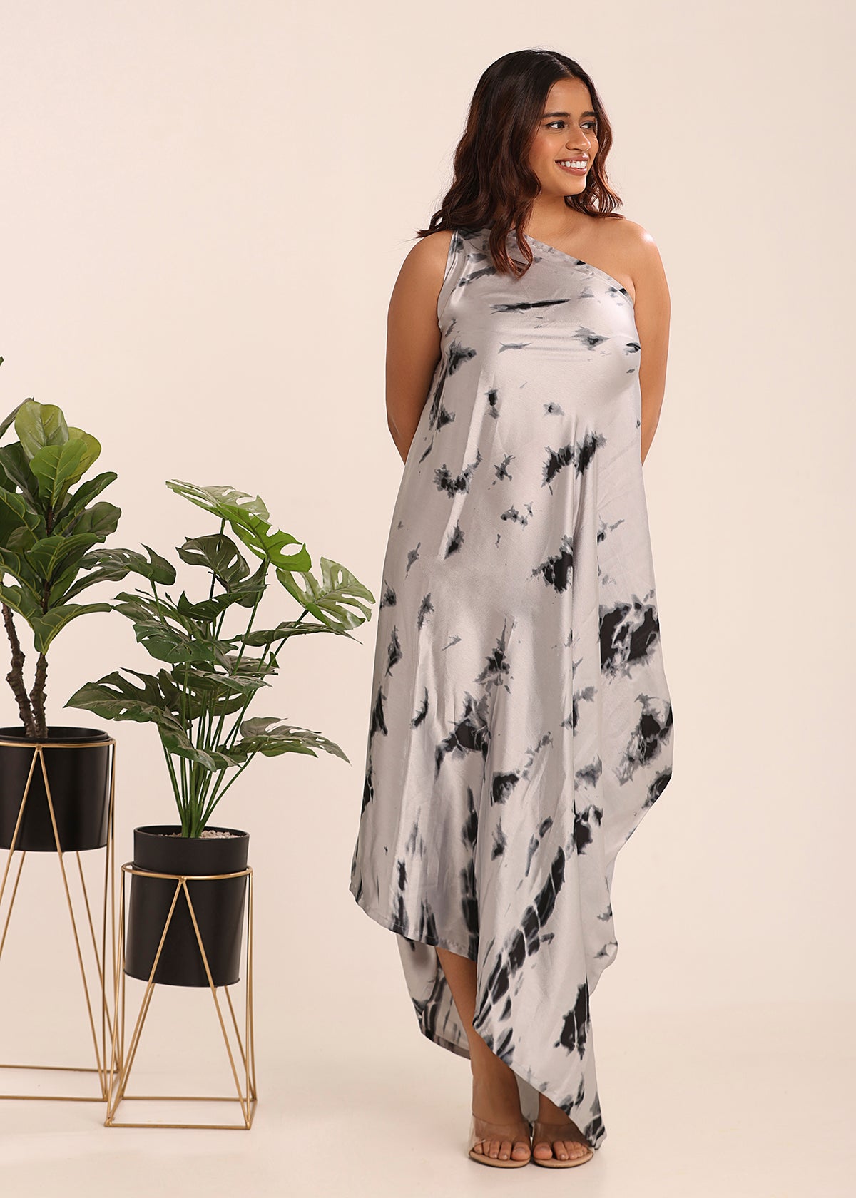 Tie & Dye Cowl Dress