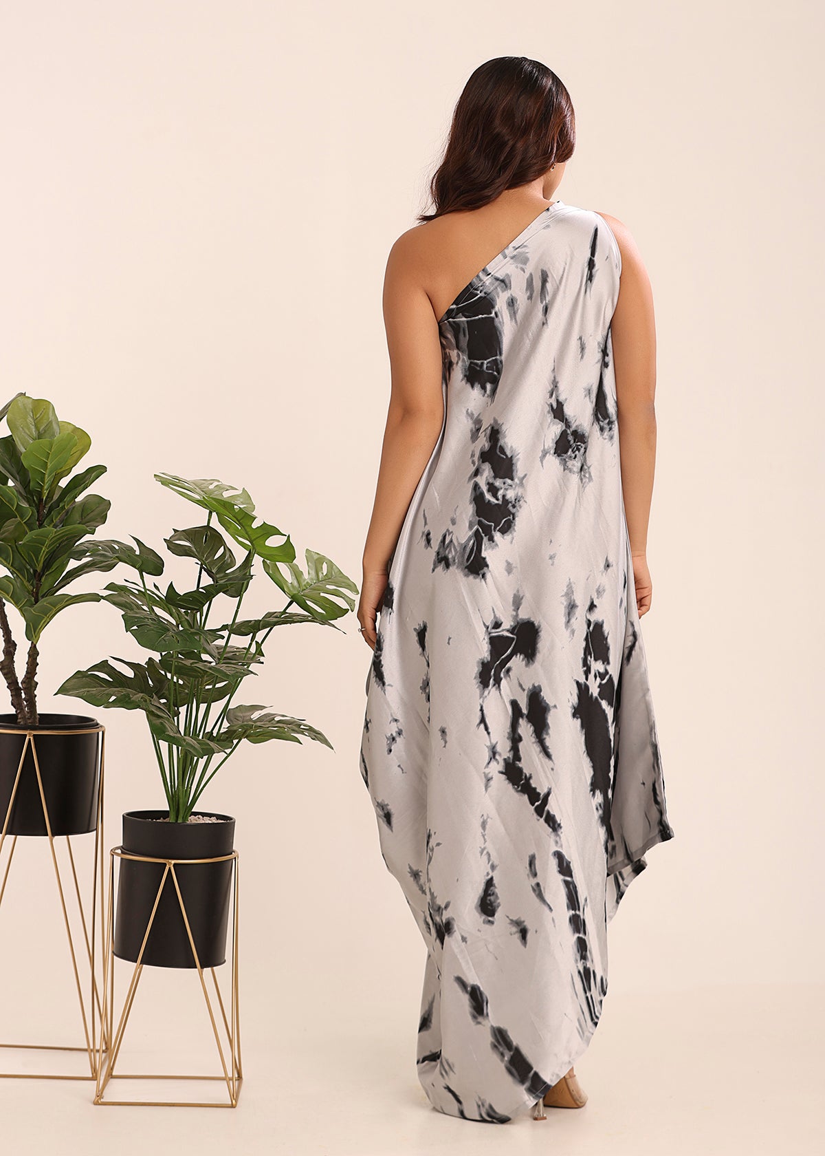 Tie & Dye Cowl Dress
