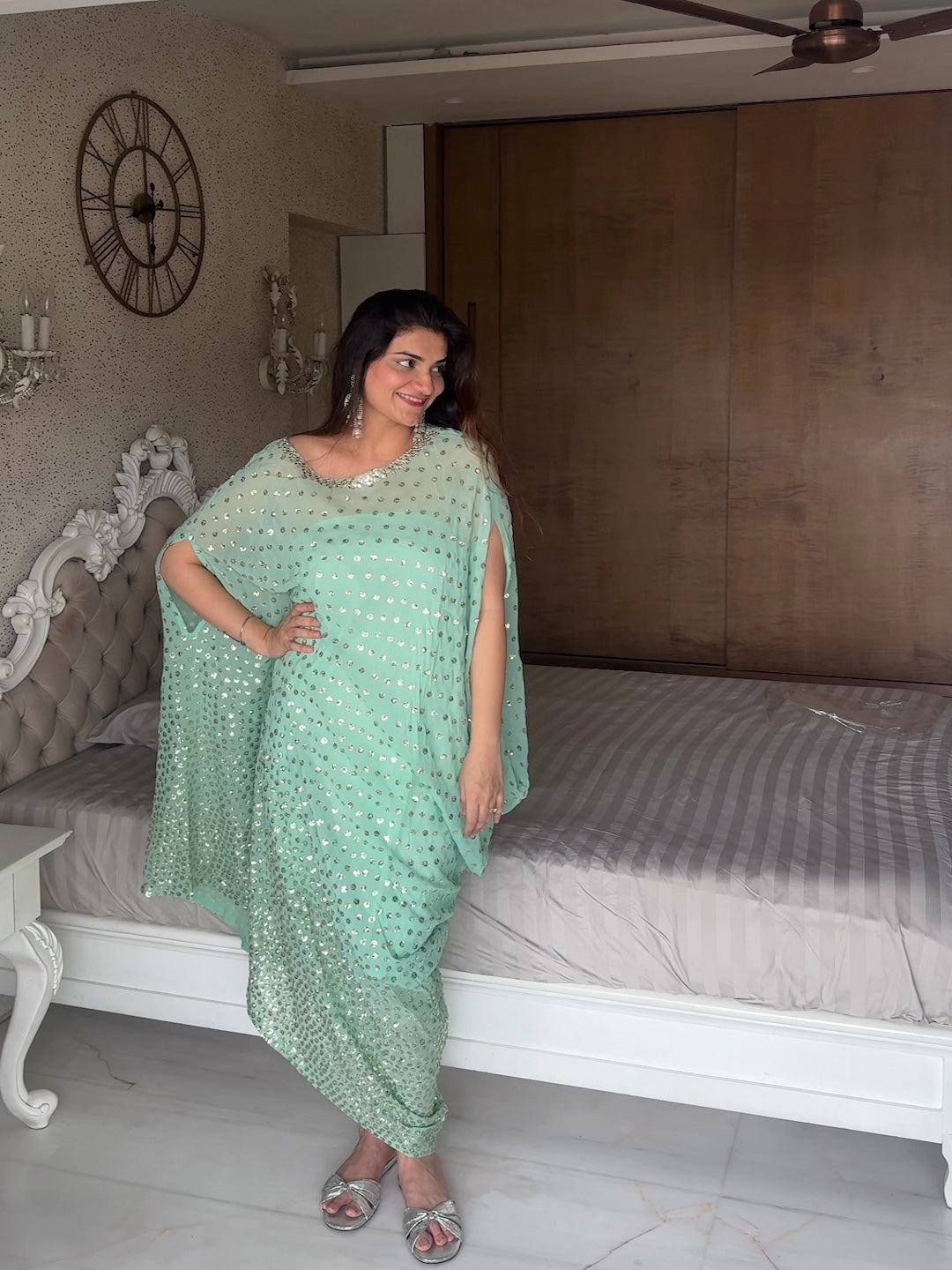 Sitara tunic drape dress