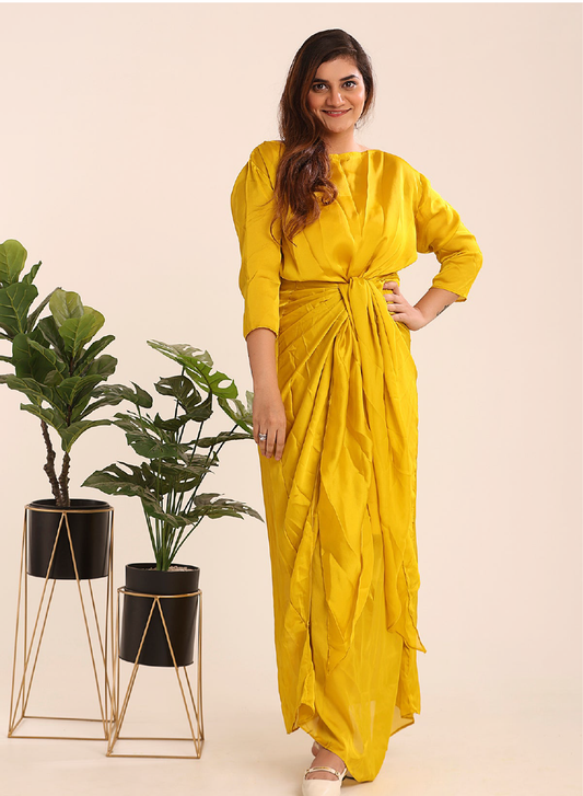 Knot Dress - Haldi & Mehendi